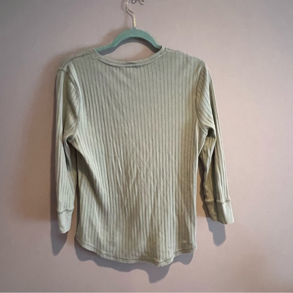 Lauren by Ralph Lauren Green Tie Long Sleeve Sweater Size L - Picture 7 of 7